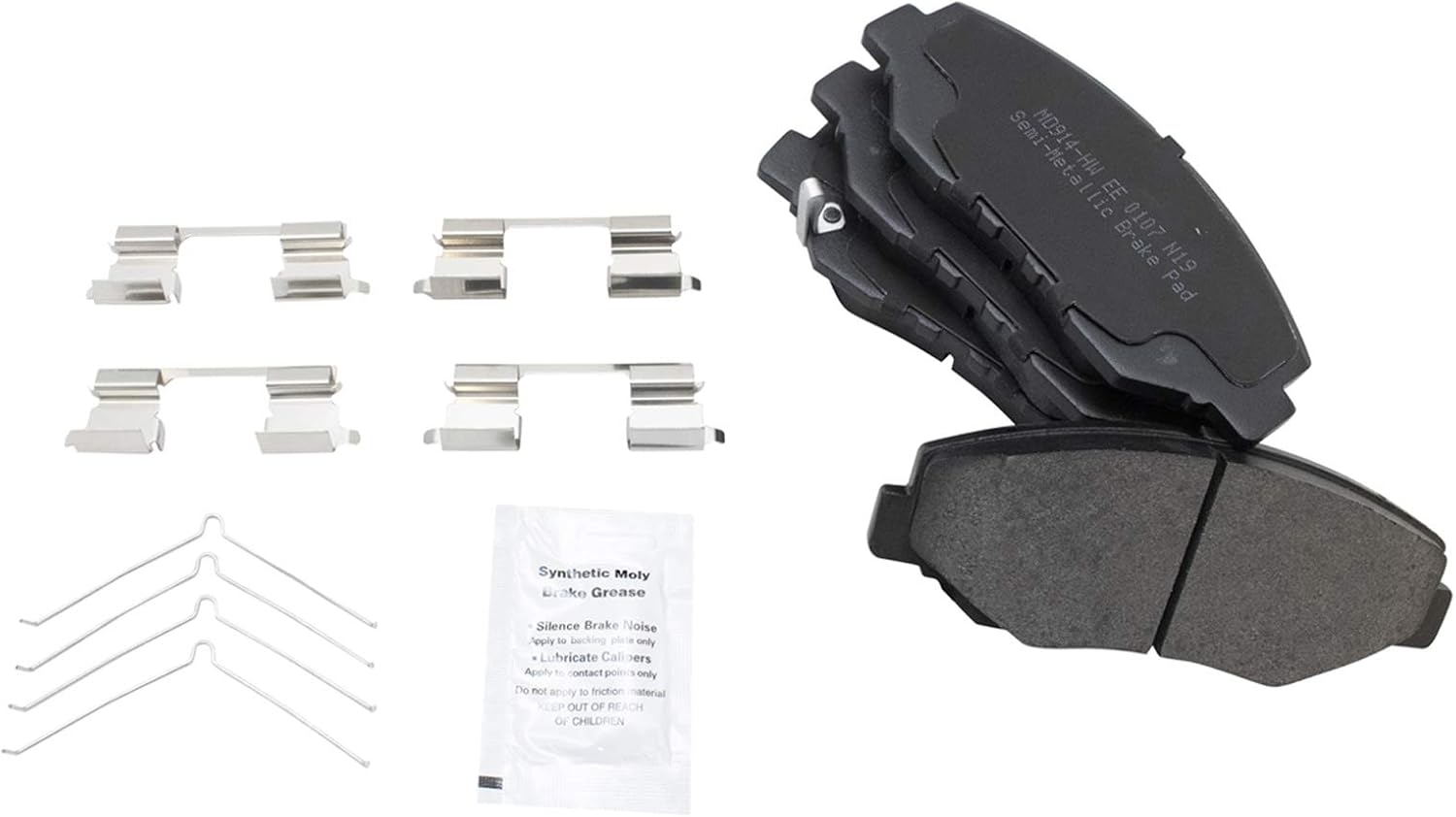 TRQ Front & Rear Brake Pad & Rotor,Shoe & Drum Kit Premium G-Coated Semi-Metallic Performance Compatible with 2013-2015 Honda Civic