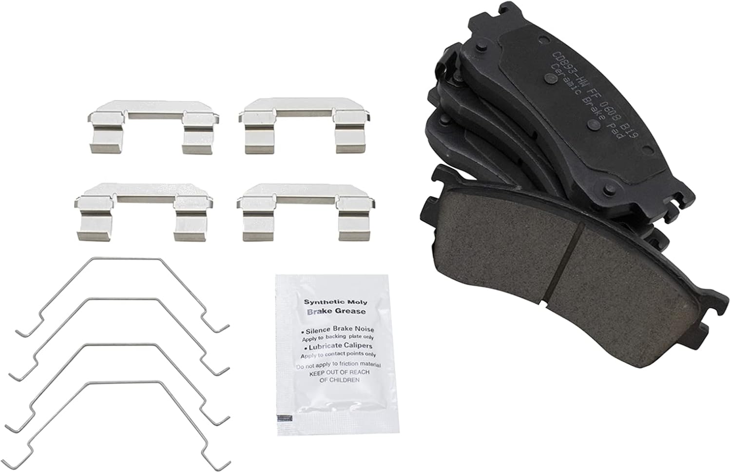 TRQ Front Brake Pad and Rotor Set Ceramic Compatible with 2001-2003 Mazda Protege 2002-2003 Protege5