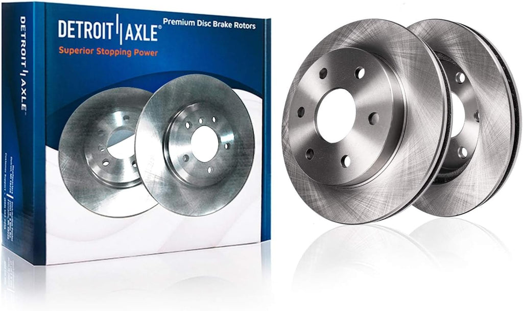 Detroit Axle - Brake Kit for Toyota Tundra Sequoia Lexus LX600 Disc Brake Rotors Ceramic Brakes Pads with Hardware Replacement : 13.94' inch Front and 13.19' inch Rear Rotors