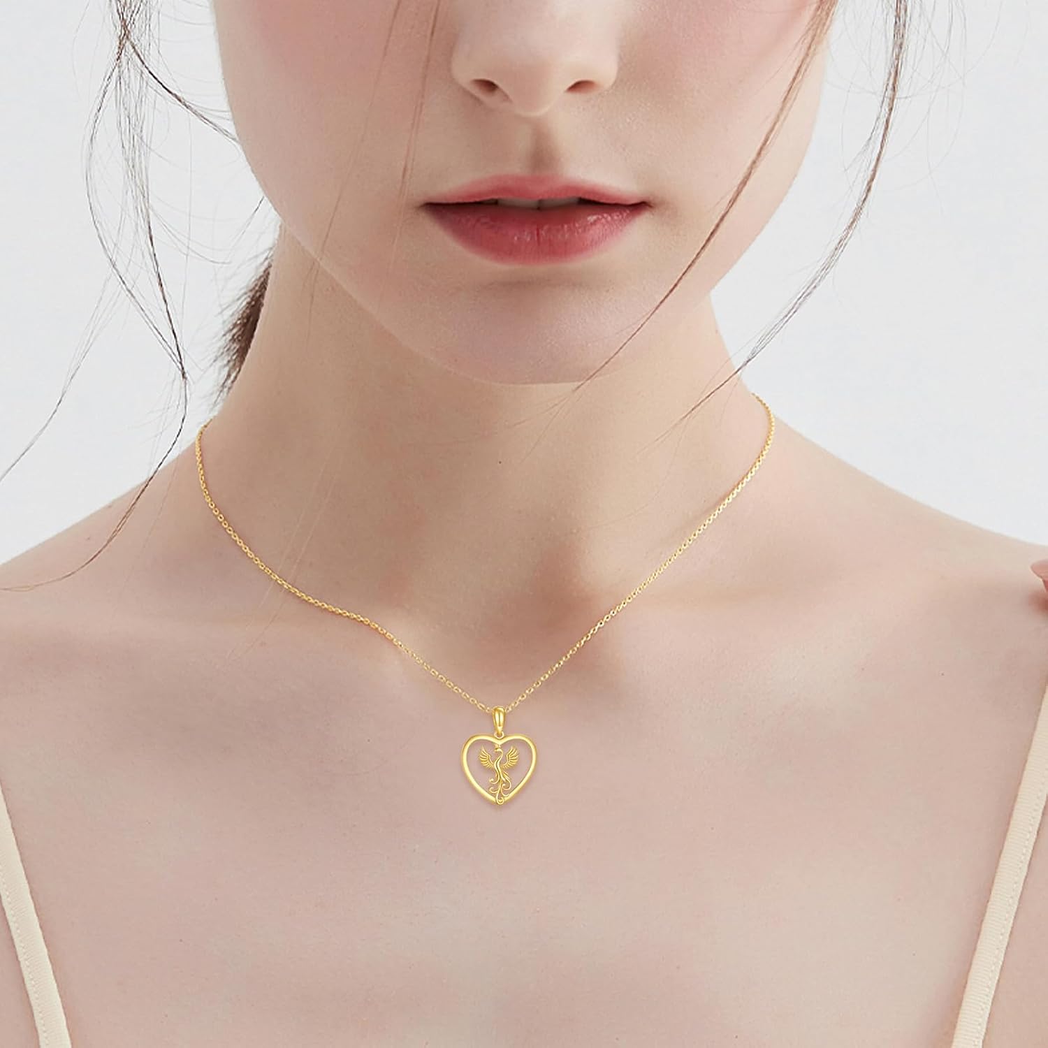 KECHO Christmas Gifts 14k Solid Gold Animals Necklace for Women Giraffe Bee Elephant Ladybug Koala Axolotl Horse Unicorn Cat Necklaces Pendant Jewelry Mothers Day Birthday for Mom Wife Friends