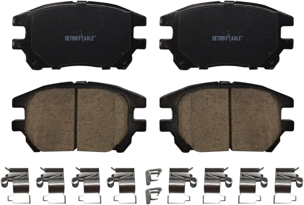 Detroit Axle - Front Brake Kit for 2002 2003 Lexus RX300 Brake Rotors and Ceramic Brakes Pads Replacement