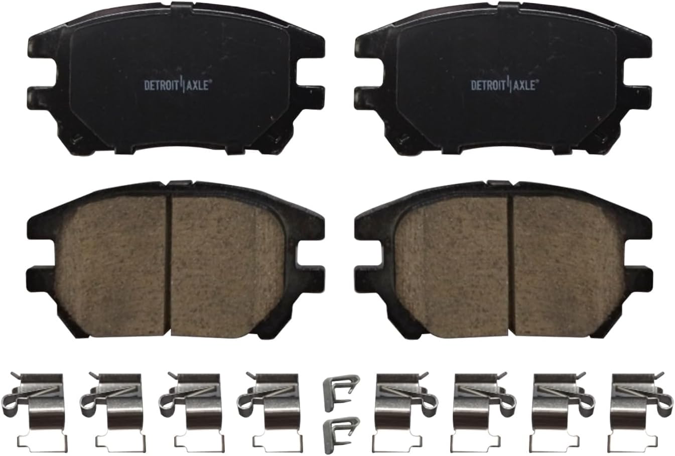 Detroit Axle - Front Brake Kit for 2002 2003 Lexus RX300 Brake Rotors and Ceramic Brakes Pads Replacement