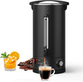 120 Cups Coffee Maker - 18 L/4.8 Gallon Double Wall Commercial Coffee Urn, Stainless Steel Coffee Dispenser Electric Hot Water Urn, Large Capacity Hot Coffee Dispenser for Meeting Wedding Catering