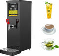 Commercial Automatic Hot Water Boiler,Tabletop Hot Water Dispenser with Smart Control Panel,Non Drip Tap,for Coffee Shop,Bar,Bakery,Company(Black)