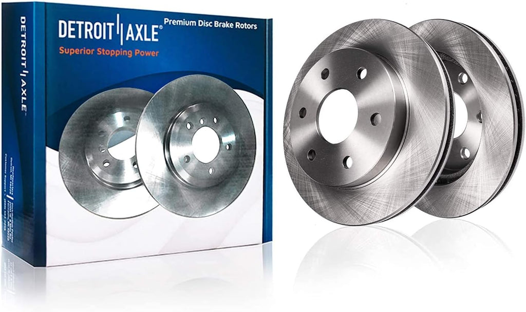 Detroit Axle - Front Brake Kit for Chevy GMC Silverado Suburban Express Sierra Savana Yukon XL 1500 Tahoe Avalanche Yukon, Cadillac Escalade ESV EXT XTS, Brake Rotors Left Brake Caliper: 12.99' inch