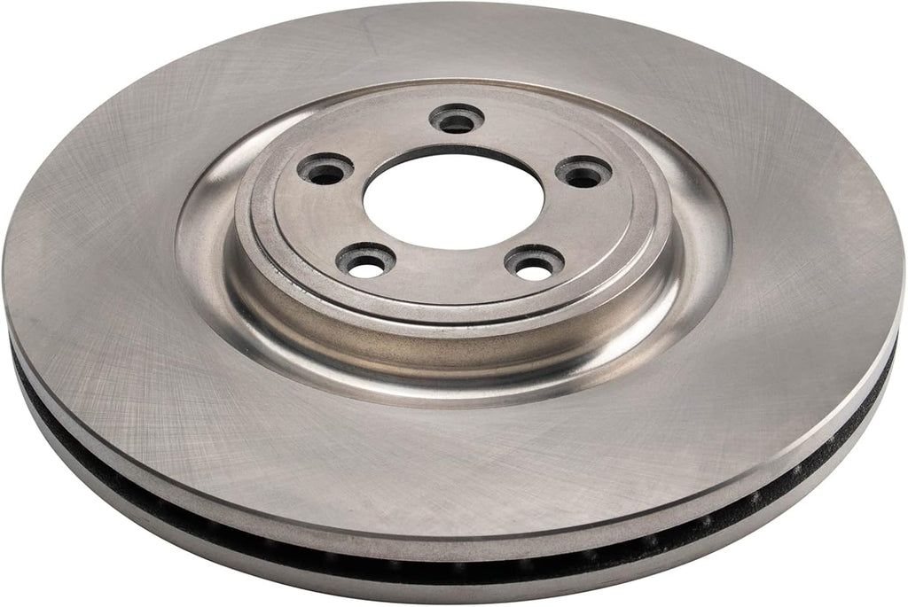 TRQ Front Brake Pad and Rotor Set Ceramic Vented Rotors Compatible with 2006-2008 Jaguar S-Type 2005-2009 Super V8 2009-2015 XF 2010-2019 XJ XJR 2010-2015 XK 2007-2009 XKR