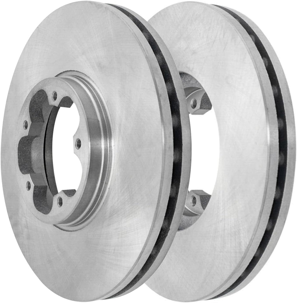 Detroit Axle - Brake Kit for 2015-2019 Ford Transit-150 Transit-250 Transit-350, Disc Brake Rotors Ceramic Brakes Pads with Hardware 2016 2017 2018 Replacement : 12.13' inch Front and Rear Rotors