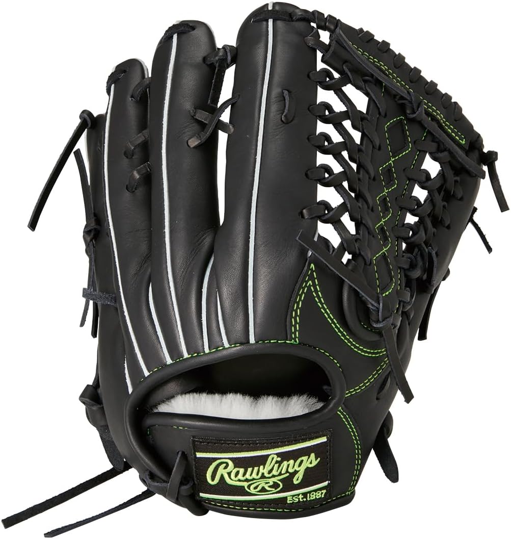 Rawlings Baseball Glove Soft Adult Soft HOH PRO EXCEL Elite GR5HEEB870 Black [Outfielder] Size 12.25 *Right Throwing (Left Handed)