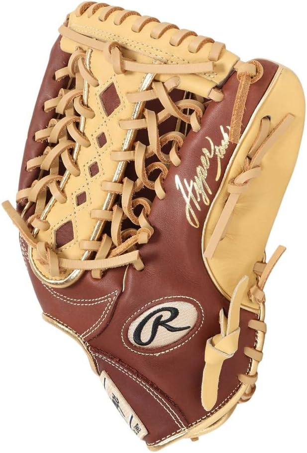 Rawlings Baseball Glove Soft Hyper TECH Color SYNC GR5FHTCY719 Outfielder Brown/Camel 12.75' *for Right Throwing