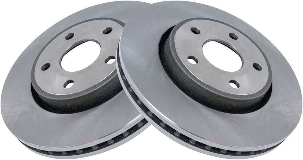 TRQ Front and Rear Brake Pad & Rotor Kit Ceramic Compatible with 2011-2016 Dodge Durango Jeep Grand Cherokee