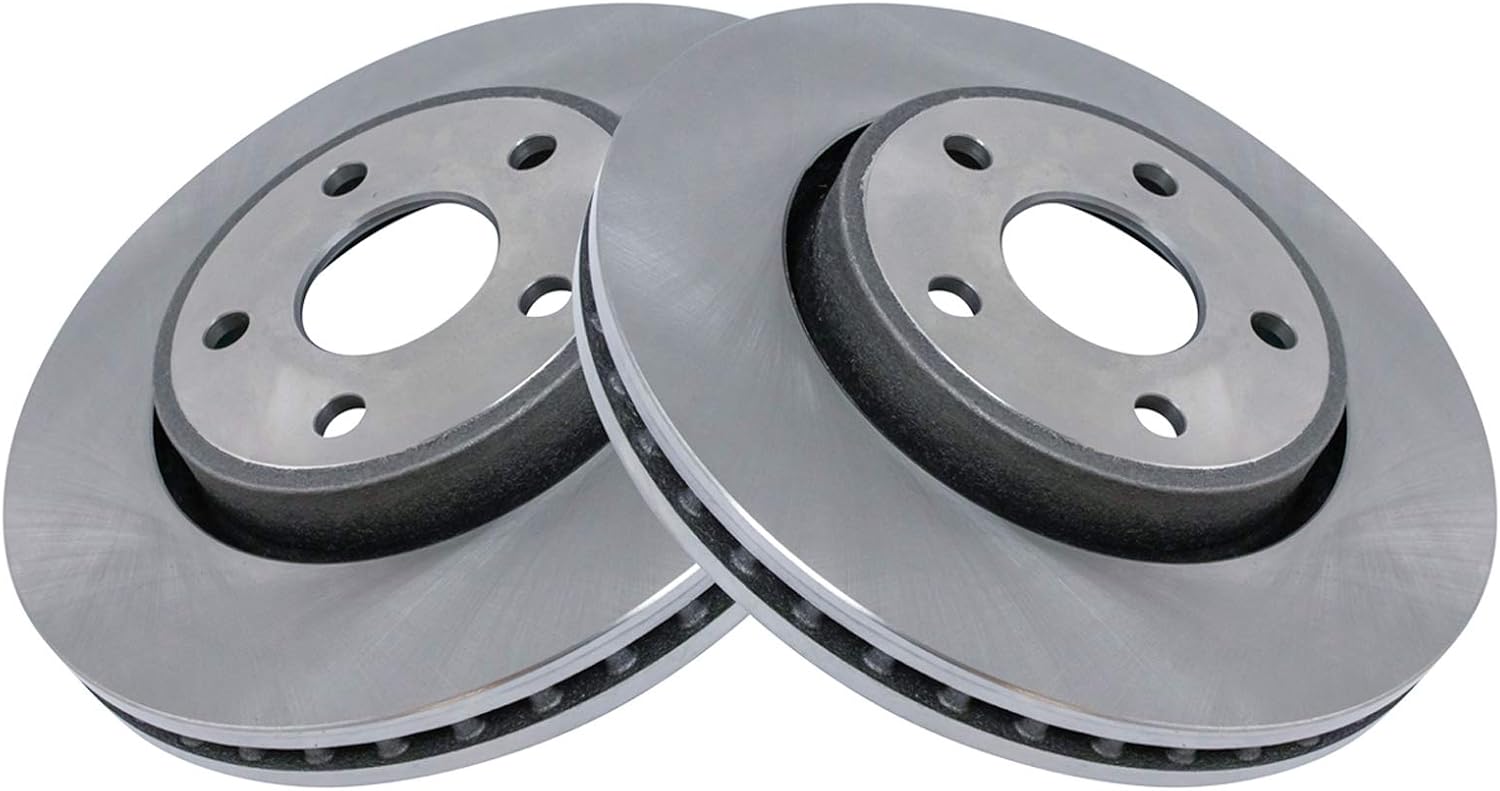 TRQ Front and Rear Brake Pad & Rotor Kit Ceramic Compatible with 2011-2016 Dodge Durango Jeep Grand Cherokee