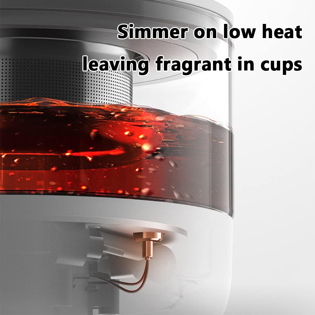 Side-Handle Hot Tea Machine, Electric Automatic Coffee Maker, Magnetic Teapot Cover, Heat Preservation Cold Preservation, Suitable for Coffee, Tea, Beverages, Etc.