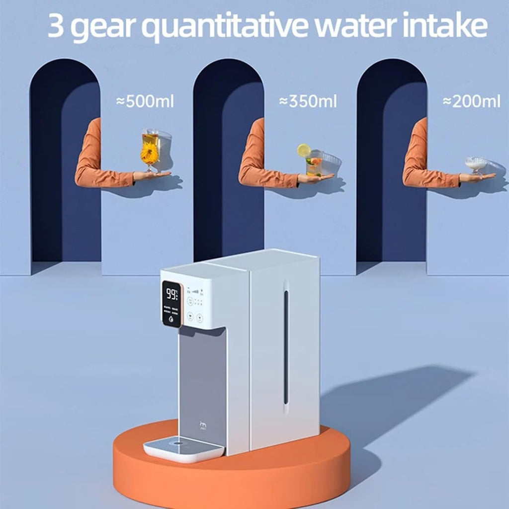 Water Dispenser 3s Instant Heating Water Dispenser Electric Pump 2000W Fast Heat Dispensador Bottle 3L Smart Kettle(White)