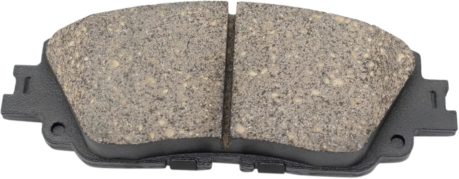 TRQ Front & Rear Brake Pad & Rotor Kit Ceramic Compatible with 21-23 Lexus ES250 19-23 ES300h ES350 19-22 UX200 UX250h Toyota Avalon 20-22 C-HR 18-23 Camry 22-23 Corolla Cross RAV4 Venza
