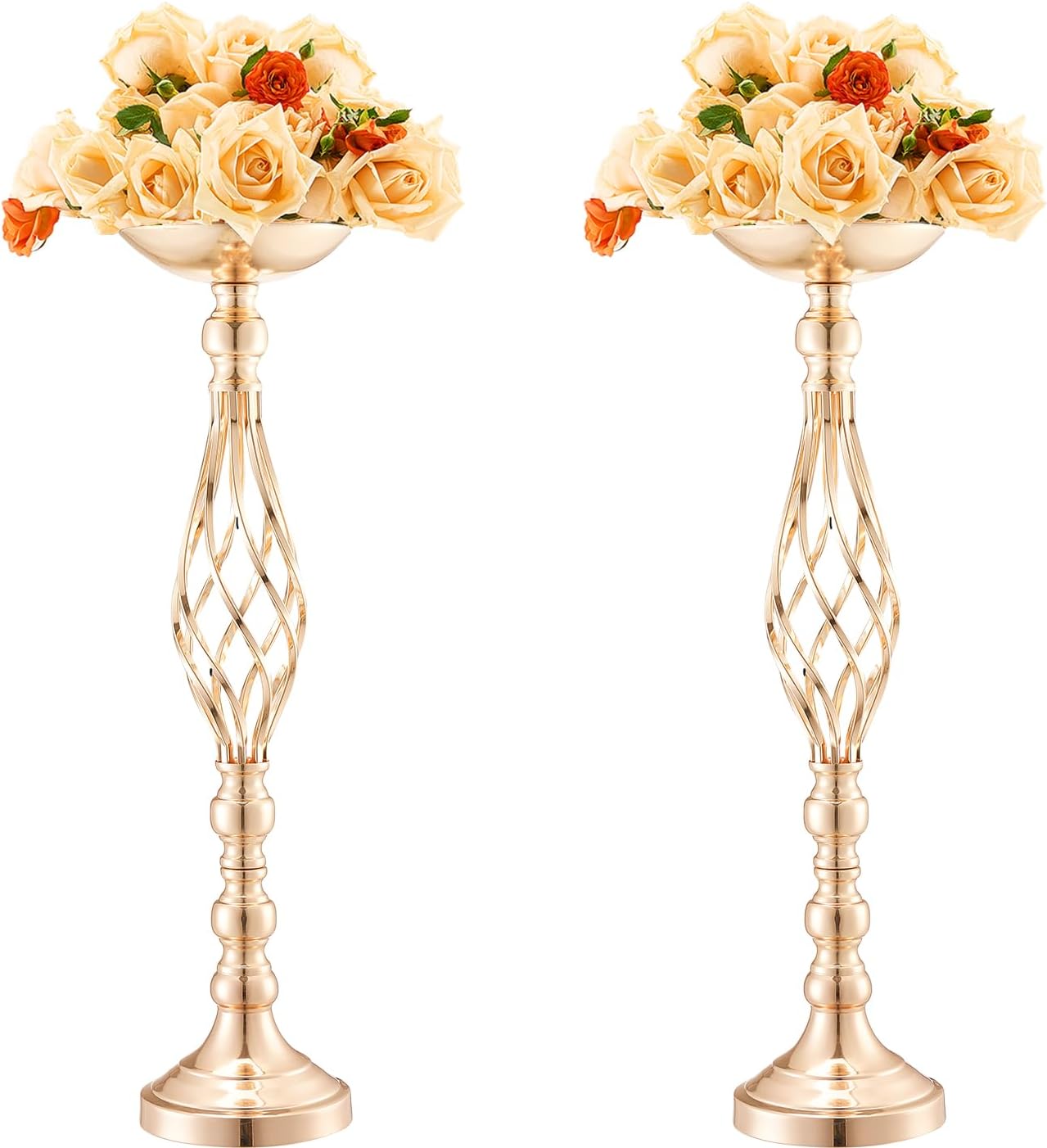 VEVOR Metal Wedding Centerpiece Gold,Candlestick,20PCS 58cm/22.83'