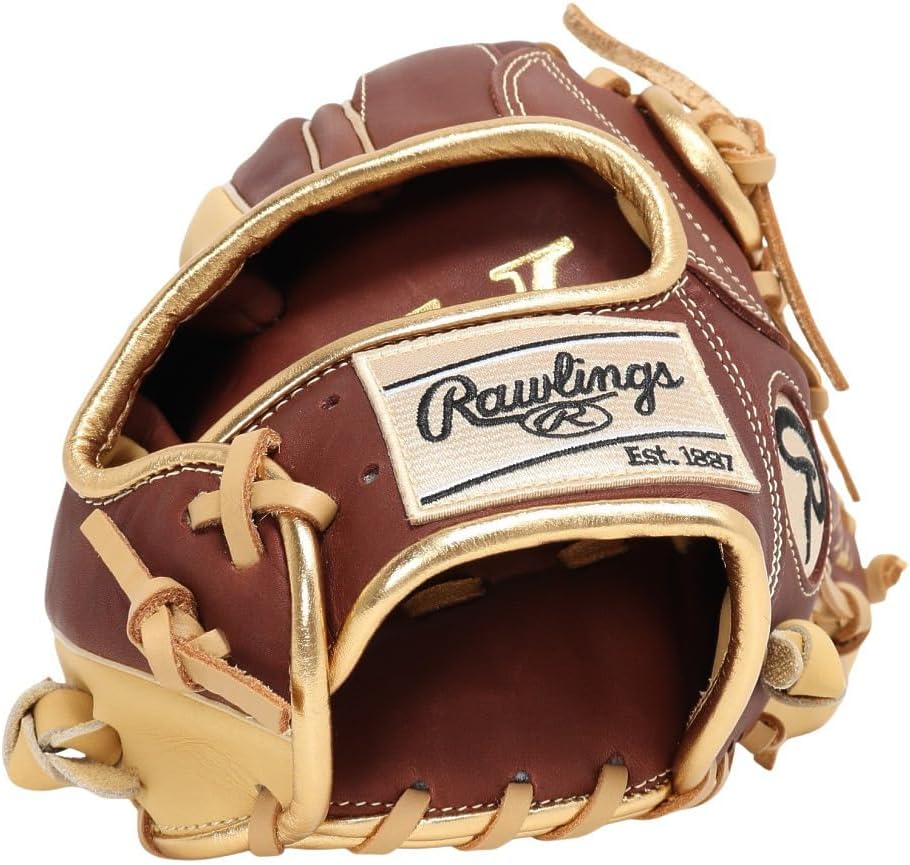 Rawlings Baseball Glove Soft Hyper TECH Color SYNC GR5FHTCY719 Outfielder Brown/Camel 12.75' *for Right Throwing