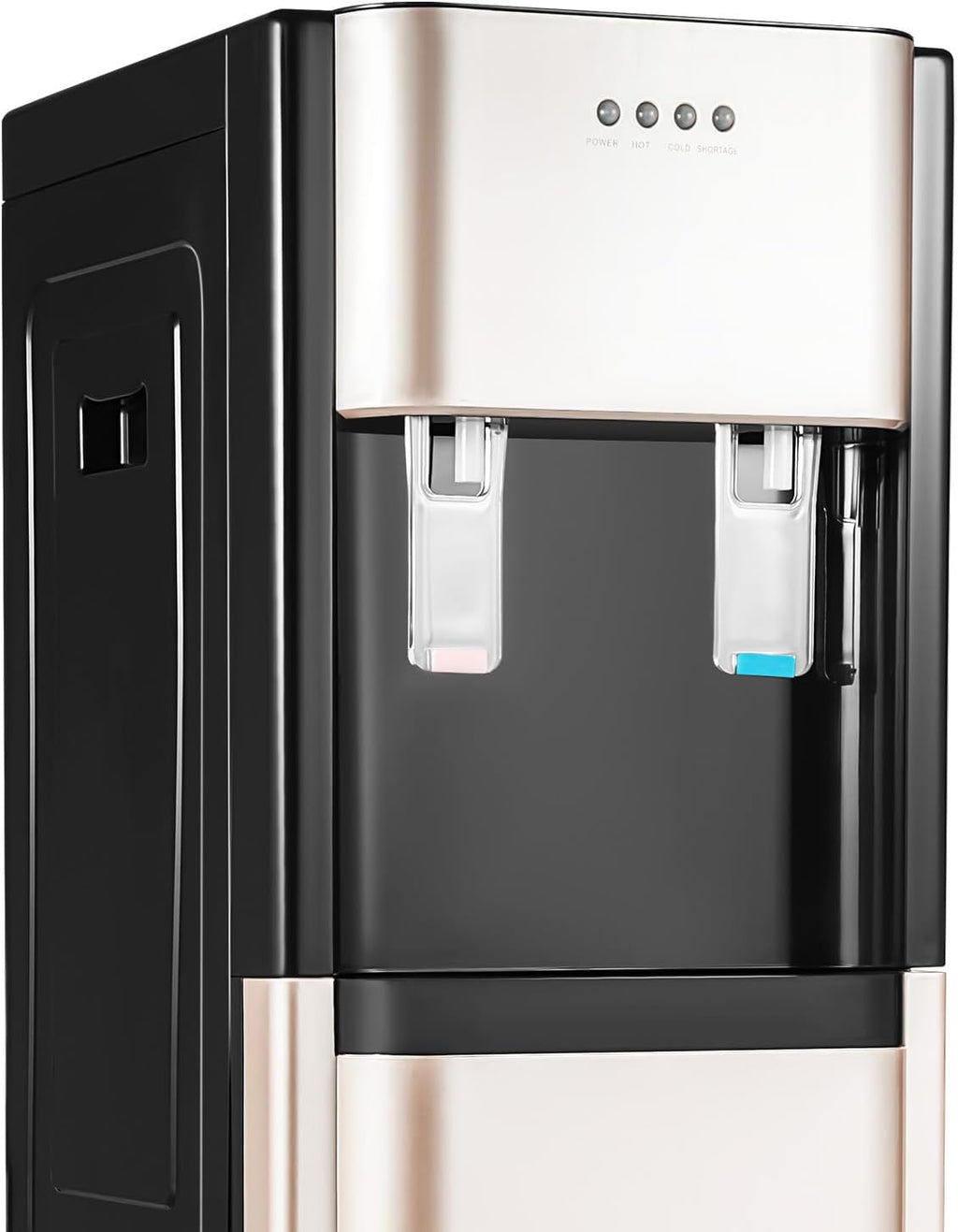 Bottom Loading Water Dispenser with Hot & Cold Water for 3 or 5 Gallon Bottles Durable Stainless Steel Inner (Rose Gold)
