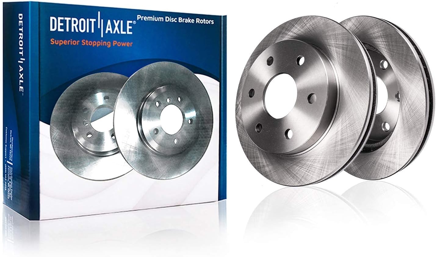 Detroit Axle - Brake Kit for Chevy GMC Silverado Sierra Yukon XL Suburban 1500 Tahoe Avalanche Cadillac Escalade ESV EXT Replacement Disc Brake Rotors Ceramic Brakes Pads Front and Rear