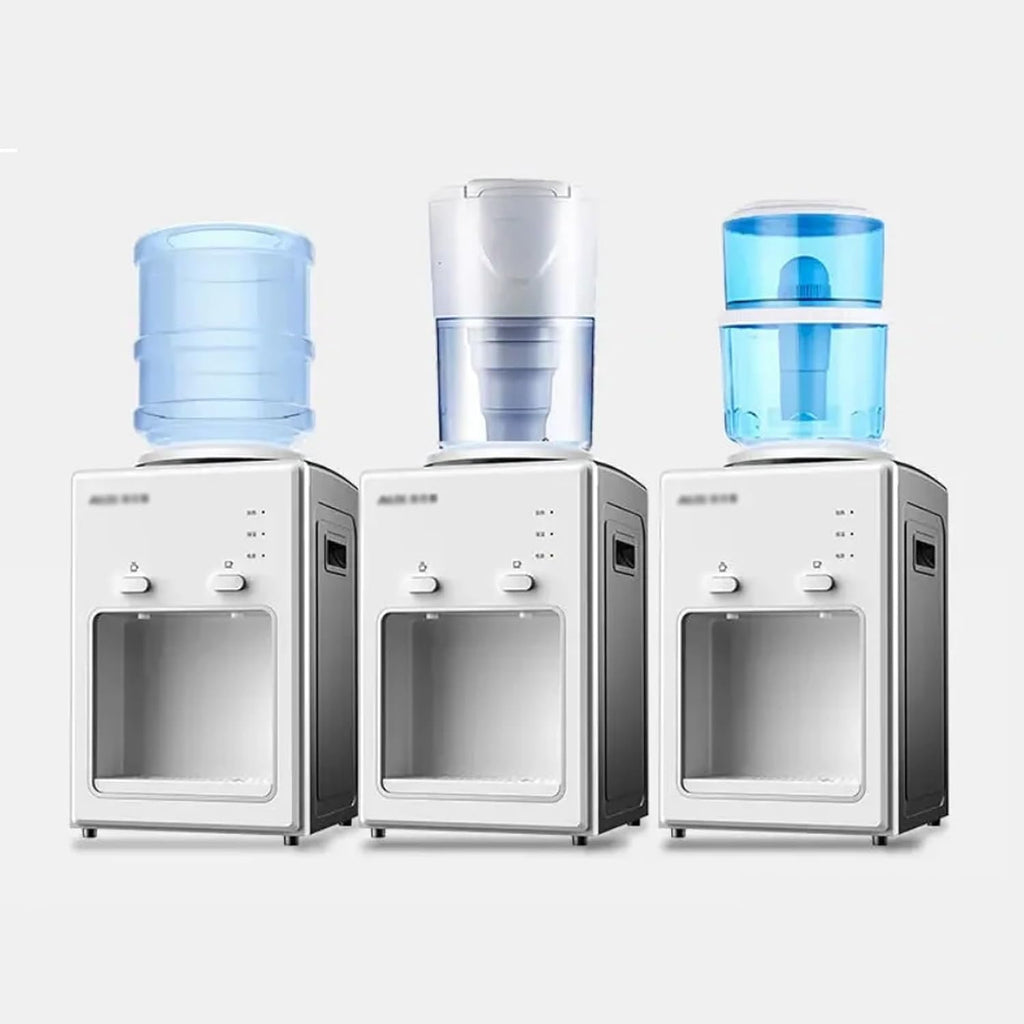 Water Dispenser Desktop Mini Hot and Cold Dormitory Ice Warm Energy-saving Water Boiling Machine Water Dispenser Water Cooler Dispenser(A Warm-Hot)