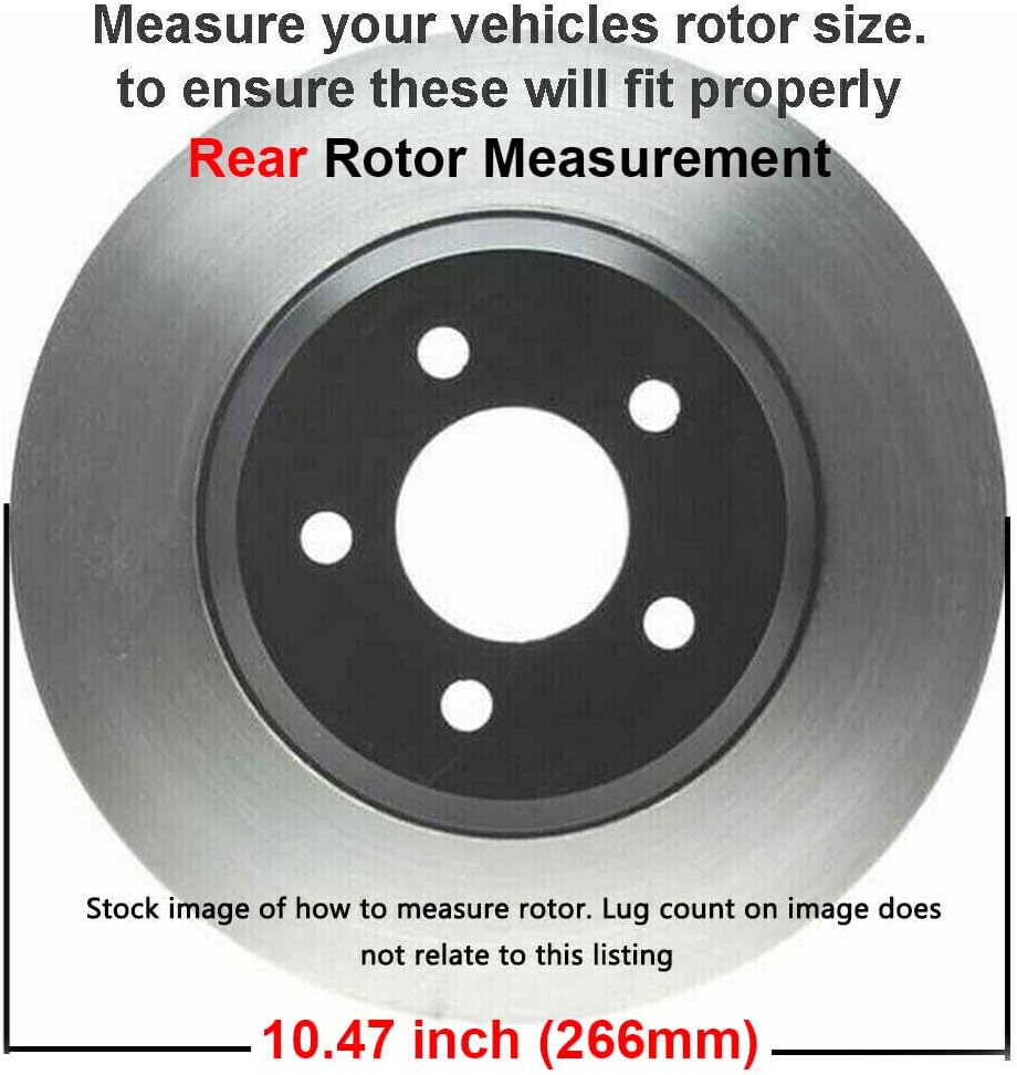 Detroit Axle - Brake Kit for 1998-2001 Subaru Impreza 1998-2002 Forester, Front and Rear Disc Brake Rotors Ceramic Brake Pads w/Hardware Replacement