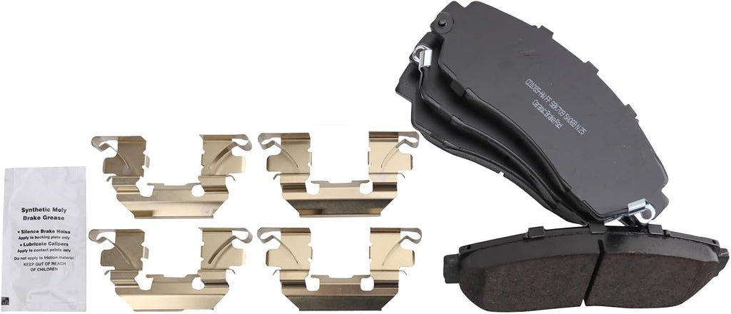 TRQ Front Ceramic Brake Pad and Rotor Set Coated Compatible with 07-12 Acura RDX 07-11 Honda CR-V 10-11 Honda Accord Crosstour 12 Crosstour
