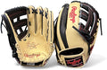 Rawlings Heart of the Hide 'Swaggy O' Baseball Glove – 12', 12.25', First Base Mitt & Catcher's Mitt – RHT & LHT – Pro Leather, Blonde/Black/Red Design