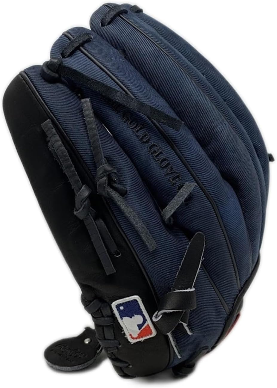 Rawlings | Limited Edition Denim Series | Heart of The Hide | Traditional Break-in | Sizes 11.5' - 12.75' | Multiple Styles (Denim | H Web, 12.75 Inch | Outfield, Right Hand Throw)