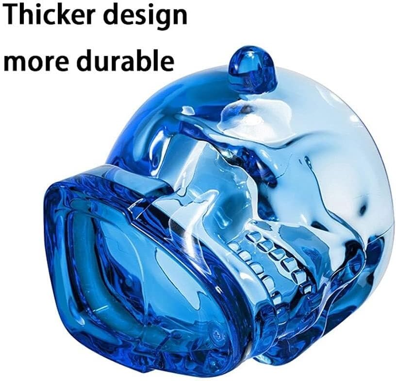 Skull Design Insulated Ice Bucket for Parties – Plastic Wine Cooler with Ice Holder, Ideal for Home, KTV, Bar, and More