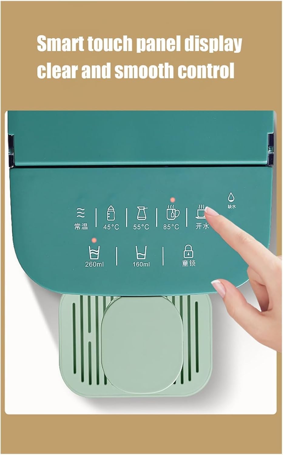 Water Dispenser Instant Hot Water Dispenser - Electric Sensor Switch, Kitchen Appliance with Temperature Control Treat Instantly!(Bianco)