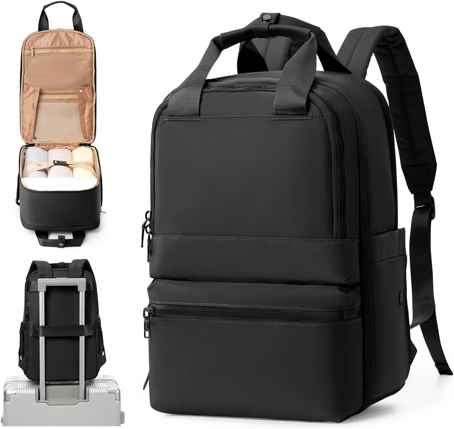 Vacuum Bags For Travel Leisure Backpack For Men Women 40x20x25 Compression Carry On Laptop Large Capacity