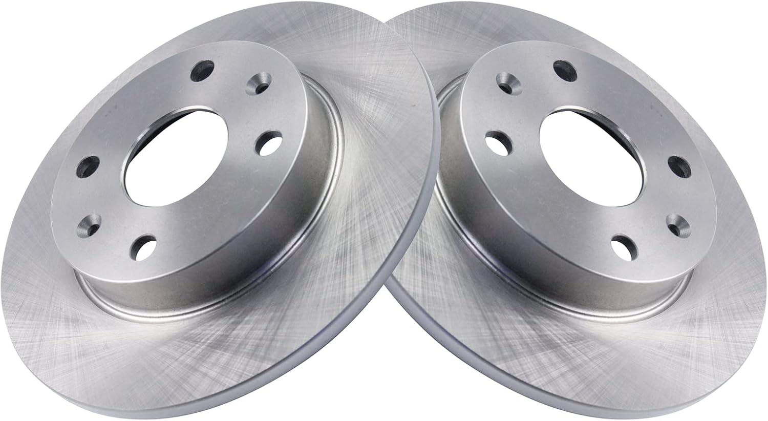 TRQ Front and Rear Brake Pad and Rotor Set Ceramic Vented Solid Rotors Compatible with 1990-1993 Mazda Miata
