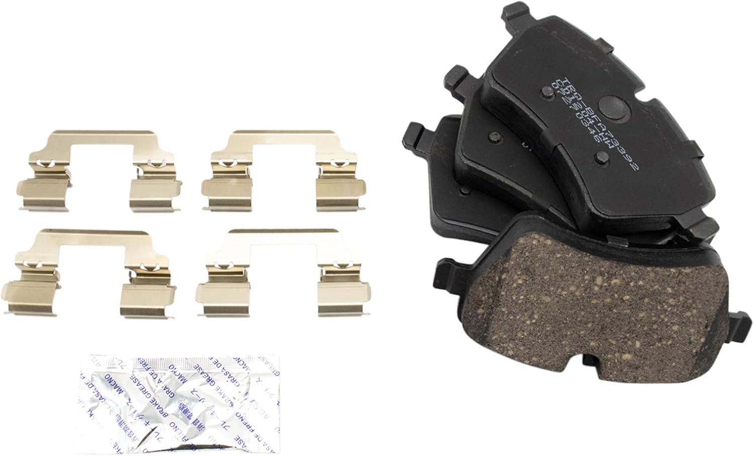 TRQ Front Brake Pad and Rotor Set Ceramic G Coated Vented Rotors Compatible with 2007-2015 Mini Cooper