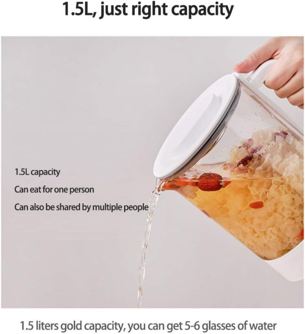 Kettles, Electric Kettle, 1.5L Glass Electric Tea Kettle with Strainer,Cordless Kettle with Temperature Control,Auto Shut-Off and Boil-Dry Protection