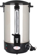 Hot Water Boiler Dispenser Tea Boiler with Water Gauge, Adjustable Electric Catering Urn, for Brewing/Buffet/Commercial,Black,40L