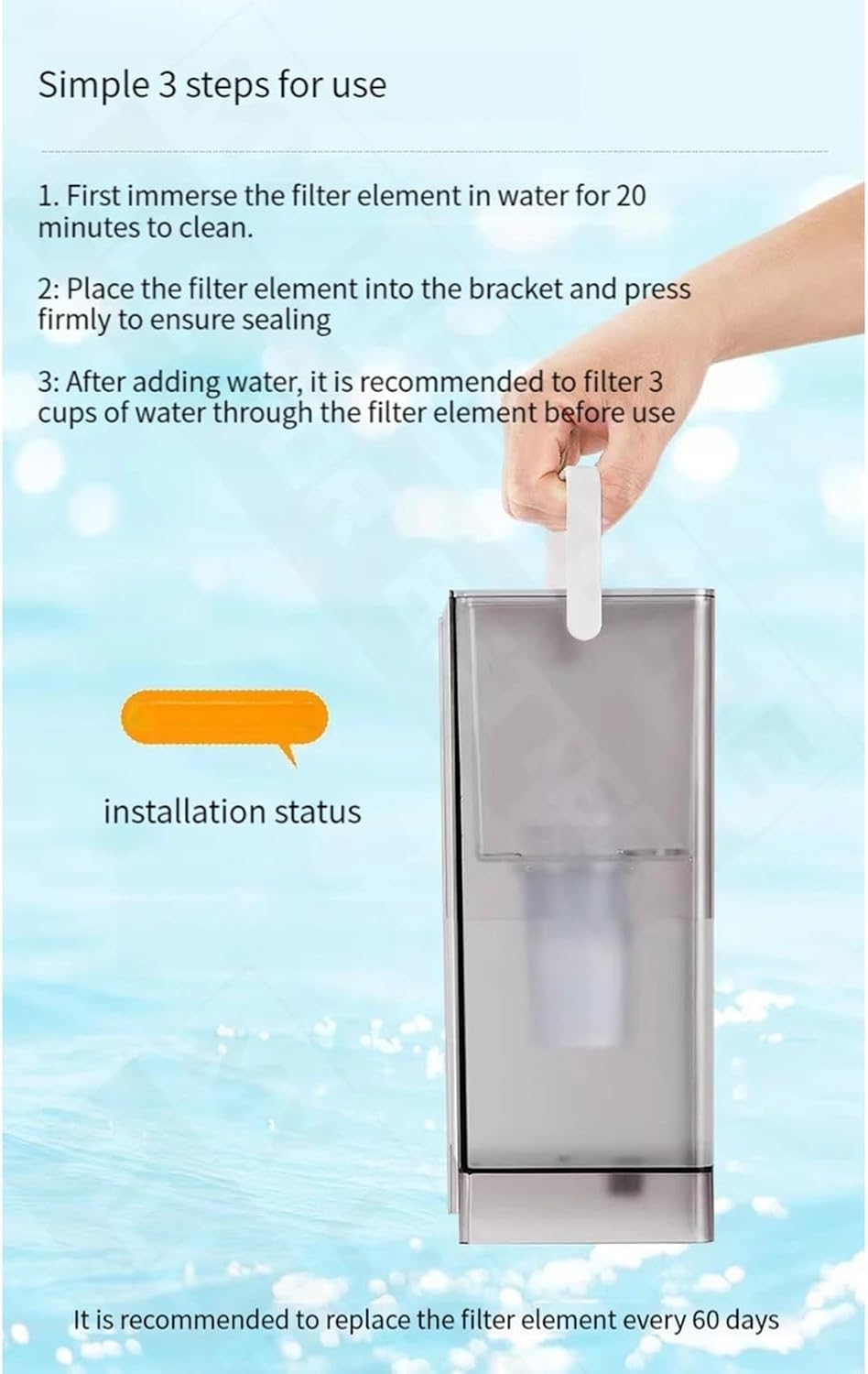 Water Dispenser Portable Water Dispenser, Heat Preservation and Fast Heating Function, Water Dispenser with Digital Display for Home Hot Water Dispenser(A)