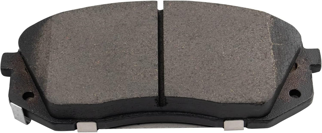 TRQ Front Brake Pad and Rotor Set Ceramic Coated Vented Rotors Compatible with 2017-2019 Hyundai Sonata 2018-2021 Kona 2018-2020 Elantra GT Kia Optima 2019-2021 Veloster 2017-2018 Soul 2021 Seltos