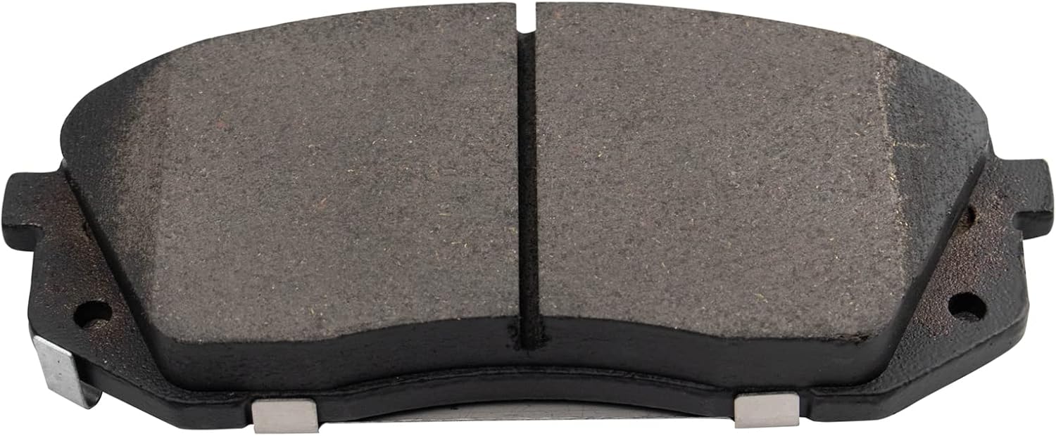 TRQ Front Brake Pad and Rotor Set Ceramic Coated Vented Rotors Compatible with 2017-2019 Hyundai Sonata 2018-2021 Kona 2018-2020 Elantra GT Kia Optima 2019-2021 Veloster 2017-2018 Soul 2021 Seltos