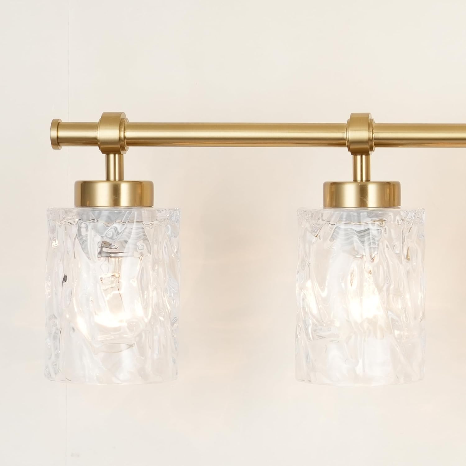 ALICE HOUSE Modern 6-Light Bathroom Vanity Light, 41' Brushed Brass Finish Wall Lighting Fixture Over Mirror for Bathroom, Powder Room, Makeup AL5095-W6