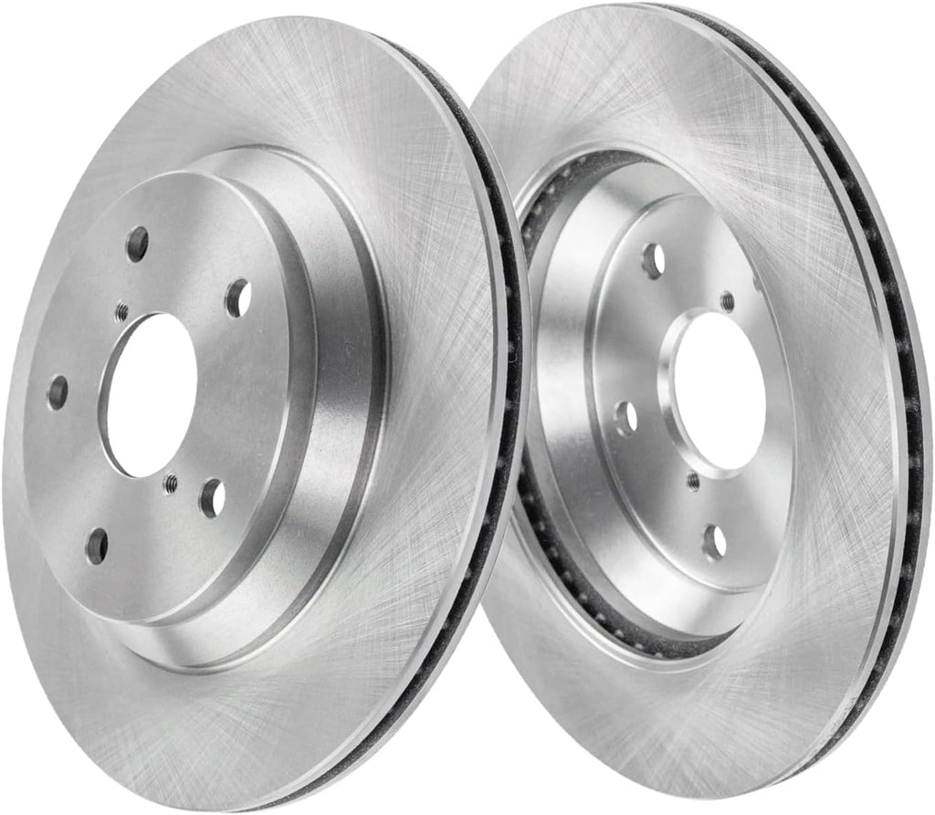 Detroit Axle - 10pc Brake Kit for 2019-2023 Subaru Crosstrek, 2020 2021 2022 Disc Brake Rotors Ceramic Brakes Pads w/Hardware Replacement: 11.56' inch Front and 11.22' inch Rear Rotor