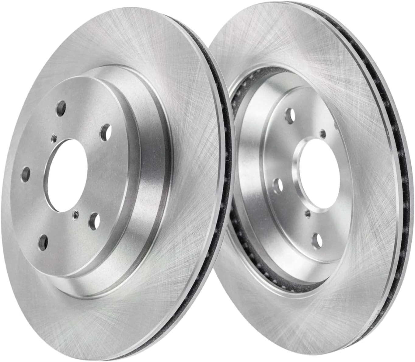 Detroit Axle - 10pc Brake Kit for 2019-2023 Subaru Crosstrek, 2020 2021 2022 Disc Brake Rotors Ceramic Brakes Pads w/Hardware Replacement: 11.56' inch Front and 11.22' inch Rear Rotor