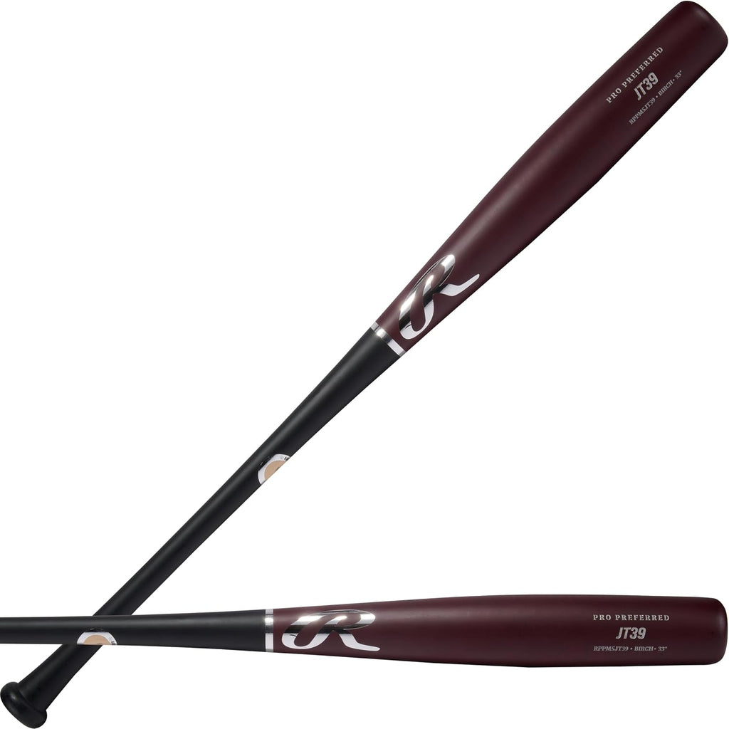Rawlings | Torpedo Barrel JT39 Birch Wood Baseball Bat | Pro Preferred Collection