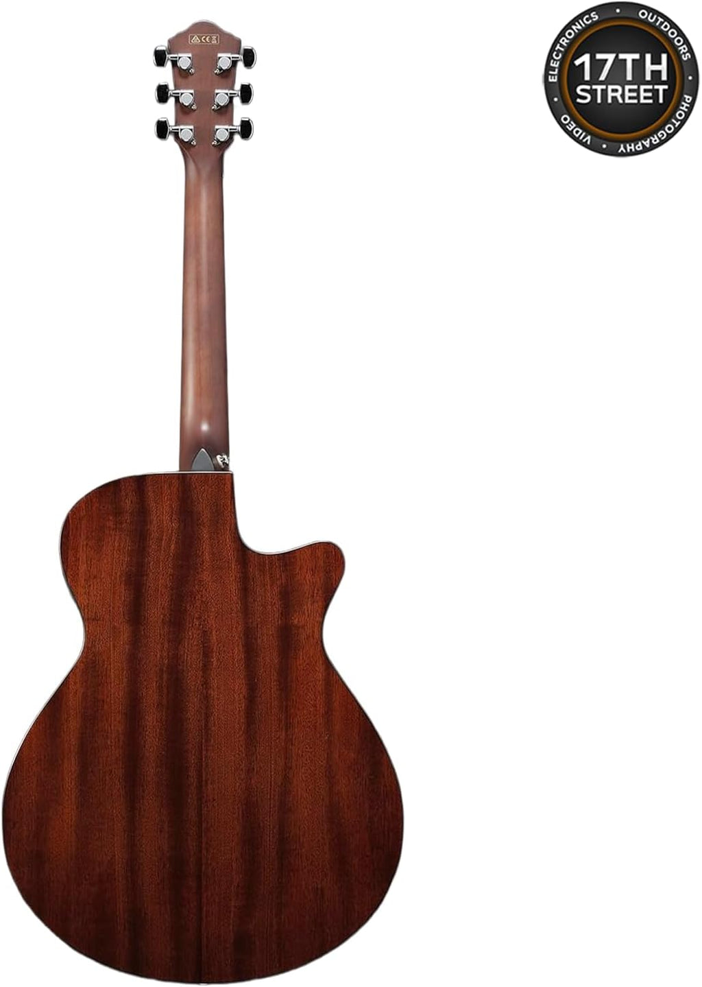 Ibanez AEG50L Left-Handed Acoustic-Electric Guitar - Black High Gloss Guitar with GSF50 Powerpad Strap, String Capo, 15 Pack Guitar Picks with Storage Box, and Microfiber Cleaning Cloth - Bundle Kit
