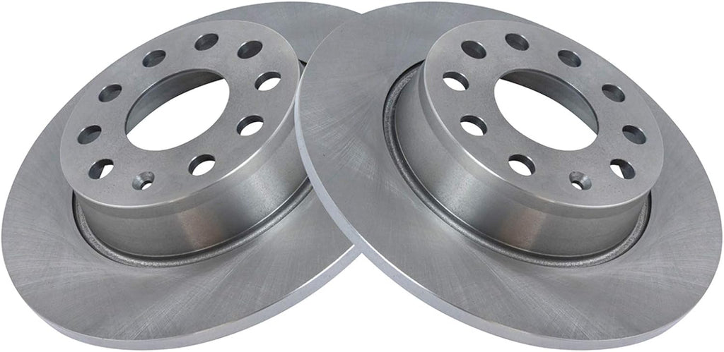 TRQ Front and Rear Ceramic Brake Pad and Rotor Set Compatible with 10-13 Audi A3 Quattro with 272mm Diameter Rear Rotors with 288mm Diameter Front Rotors, 12 Volkswagen Golf