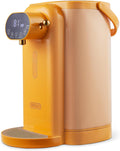 OCTAVO Water Boiler & Warmer 3 Liter, 304 Stainless Steel Water Tank, 800 Watt 6 Adjustable Water Temperature, LCD Touch Control Screen, Child Lock with Water Shortage Indicator, Orange