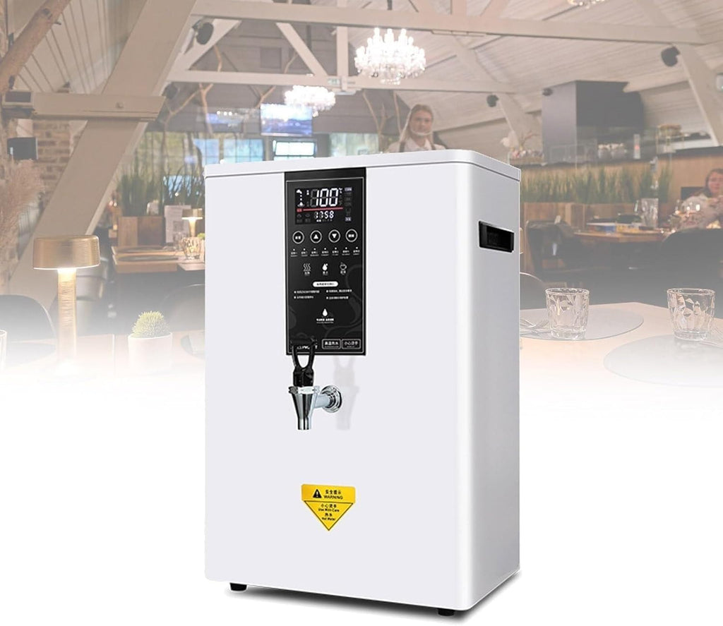 Electric Hot Water Dispenser, Commercial Step-Heating Instant Boiling Water Machine for Home Office, Wall-Mounted Design,