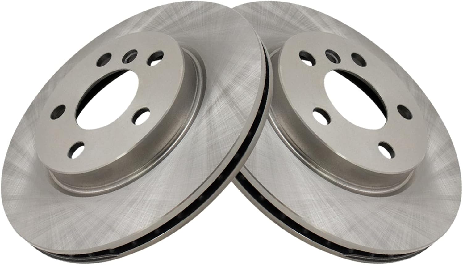 TRQ Front Brake Pad and Rotor Set Ceramic Vented Rotors Compatible with 2014-2016 Mini Cooper