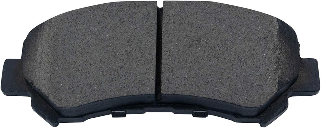 TRQ Front Ceramic Brake Pad and Rotor Set Includes Calipers Compatible with 2008-2013 Nissan Rogue 2014-2015 Nissan Rogue Select