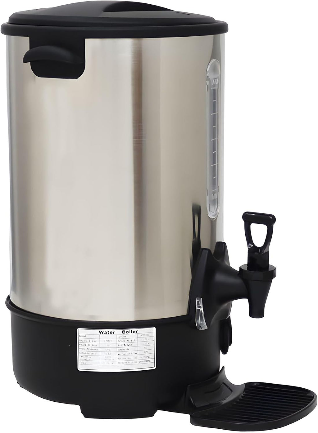 Commercial Grade Hot Water Dispenser with Temperature Control 110V Stainless Steel Large Capacity Water Boiler Office Kitchen Electric Kettle for Catering, 15.4L