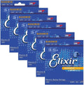 Elixir Electric Nanoweb 12152 Heavy 12-52 Electric Guitar Strings 6-Pack w/Bonus Elixir Polishing Cloth