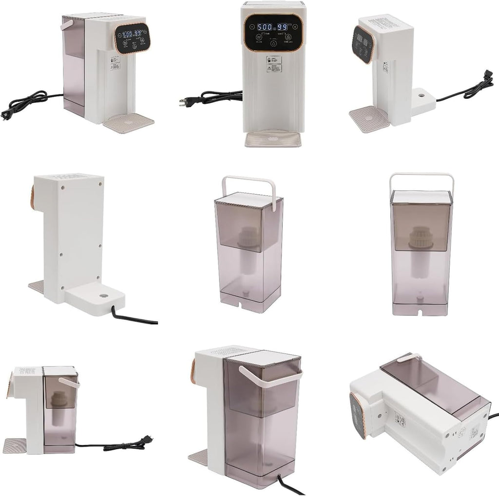 Instant Hot Water Dispenser, 2000W Countertop Water Filter System with 3L Super Large Water Tank and Safety Lock, 12 Temperatures&8 Volume Settings, Instant Heating for Coffee & Tea